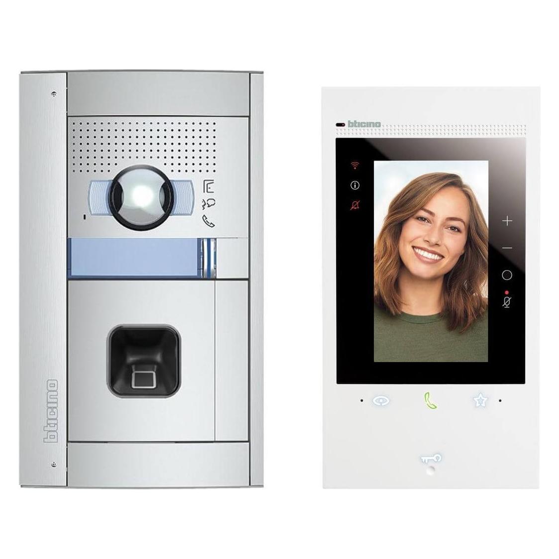 Bticino Flex ONE-Set Classe 300EOS with Netatmo & Sfera Allmetal inkl. ekey-Fingerprint, smarte Wi-F (Kabelgebunden, WLAN) (905285)