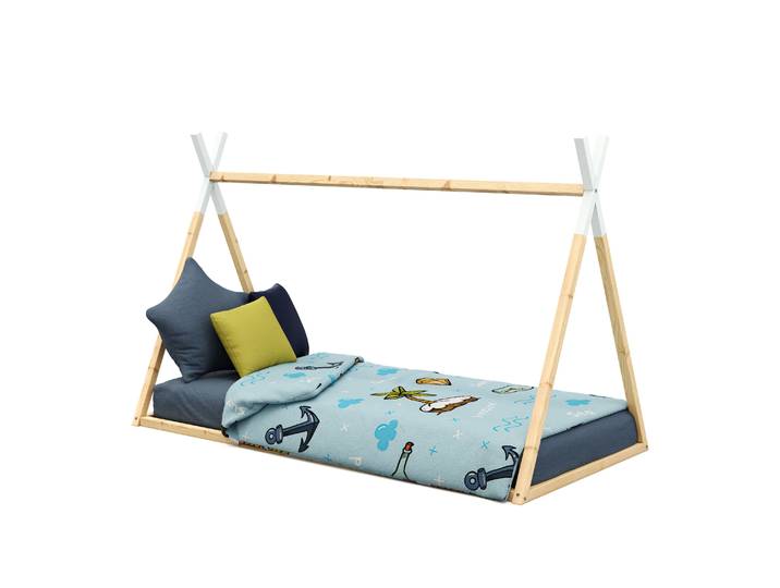 Kinderbett TIPI 90 x 200 cm natur