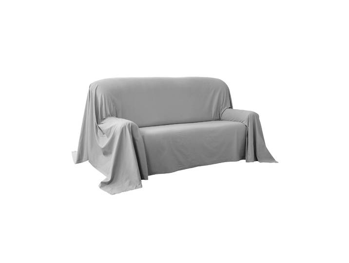 Jeté canapé coton bachette uni - Blancheporte
