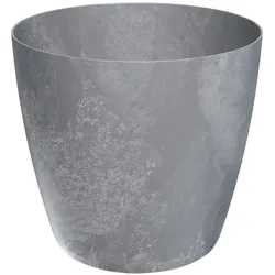 Prosperplast - Topf mit mattem Beton-Effekt, 15,8 cm, Anthrazitgrau farbe