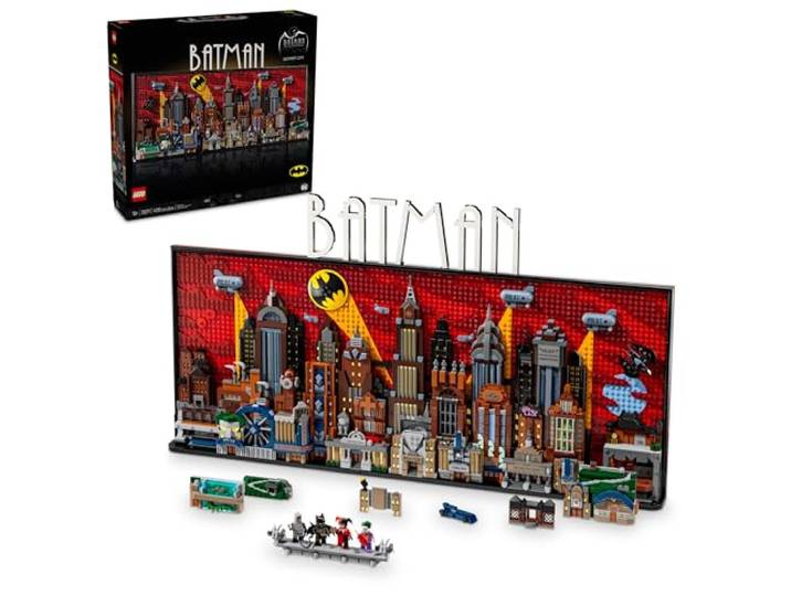 LEGO DC Batman - Die Zeichentrickserie Gotham City Bauen und Ausstellen Erwachsenen-Set mit Minifiguren, DC Sammelgeschenk für Fans von Superhelden-Action- und Abenteuerfilmen, 76271