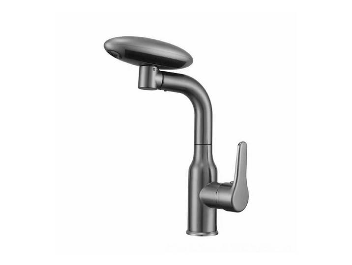LuxusKollektion Küchenarmatur Küchenarmatur Ausziehbar Gunmetal (1-St)