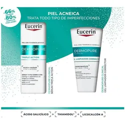 Eucerin, Gesichtsserum, Gesichtscreme DERMOPURE 2 Stücke (40 ml)