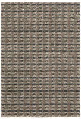Style Haven Wren Carved Checkered Plaid Brown/ Tan Area Rug