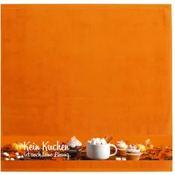 framsohn Geschirrtuch Frottier 'Herbstkuchen' 50 x 50 cm Orange