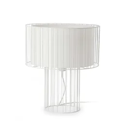 Tischlampe Linda Weiß