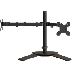 vidaXL Kalenon (Dual) (Tisch, 27", 10 kg), Monitor Halterung, Schwarz