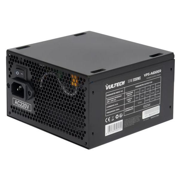 Vultech Netzteil mit 12cm thermoreguliertem Ventilator (650 W) (VPS-A650ER)