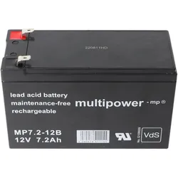 Multipower MP7.2-12B (1 Stk., Gerätespezifisch, 7200 mAh), Batterien + Akkus