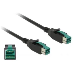 Delock 85496 PoweredUSB Kabel Stecker 12 V (5 m, USB 2.0), USB Kabel