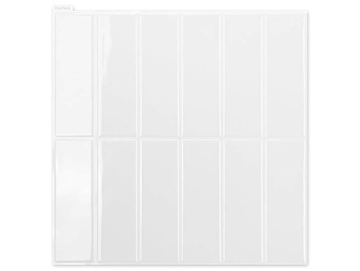 Lot de 10 feuilles autocollantes carrelage 3D 30 x 30 cm - crédence résistante chaleur et humidité - DIY