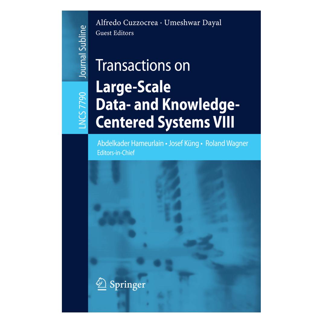 Springer Transactions on Large-Scale Data- and Knowledge-Centered Systems VIII (Englisch, Softcover, Abdelkader Hameurlain, Alfredo Cuzzocrea, Josef Küng, Roland Wagner, Umeshwar Dayal) (55521036)