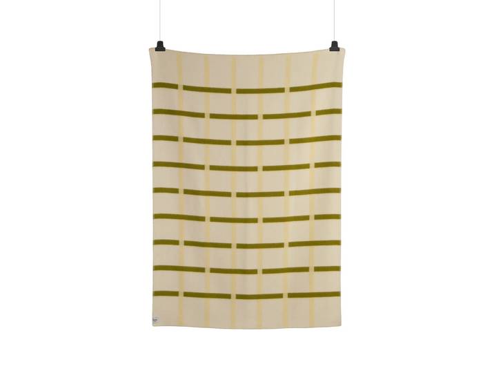 Røros Tweed Knut Decke 135x200 cm Lime