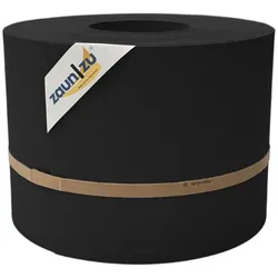 zaun zu® Sichtschutzstreifen PP für Doppelstabmatten Zaunblende Schwarz, 35m