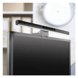 Emos LED-Monitorleuchte AVA, Screenbar, Schwarz