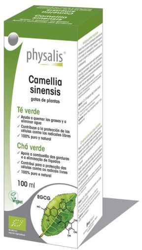 Physalis Organic Green Tea Hydroalcoholic Extract 100 ml