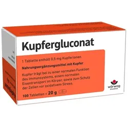 KUPFERGLUCONAT Tabletten 100 St