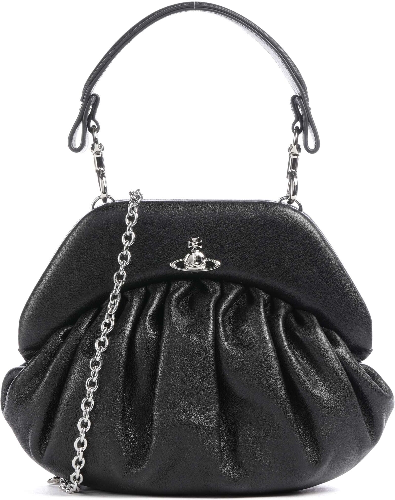 Vivienne Westwood Brooke Supple Umhängetasche aus Leder, schwarz