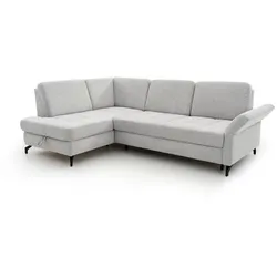 sit & more Ecksofa Westham Stoff Silber