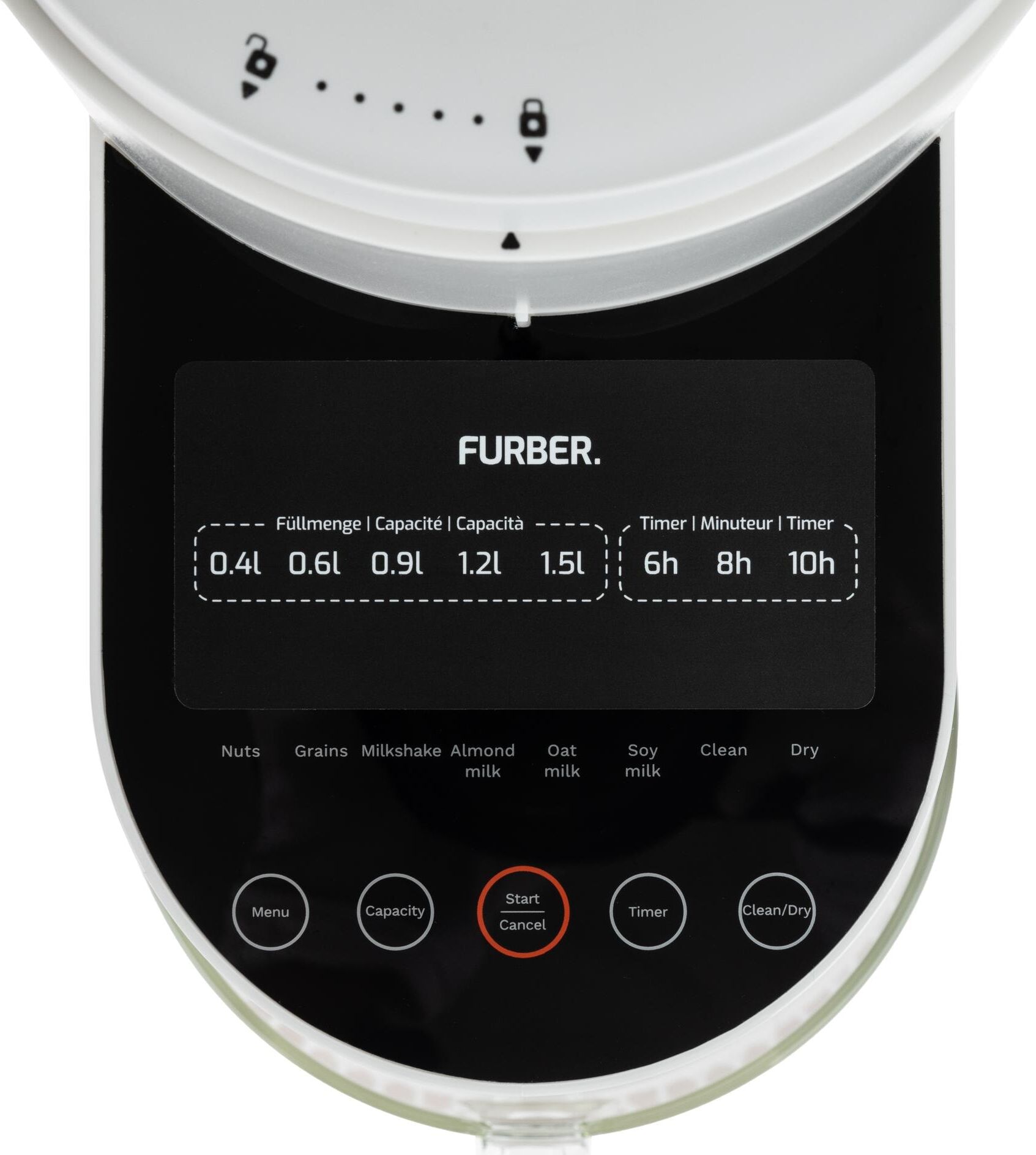 FURBER Ölpresse "Vega Adv 45047 L", weiss (weiß), B:16cm T:35,7cm, Küchenpressen, Ölpresse weiß Einheitsgröße