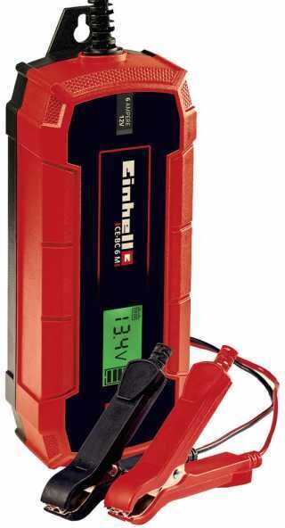Einhell CE-BC 6M - Chargeur de voiture automatique - 12V - batteries de voiture et moto jusqu'à 150A