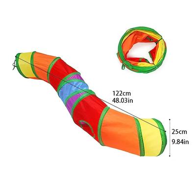 Uplifted Finds "High Durability Foldable ""Crinkle Core"" Play Tunnel s Type"