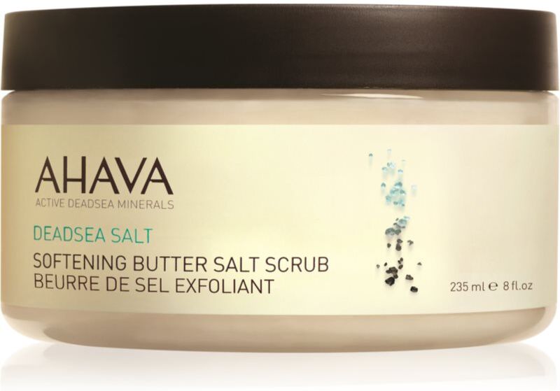 AHAVA Dead Sea Salt softening body butter scrub with Dead Sea salt 220 g