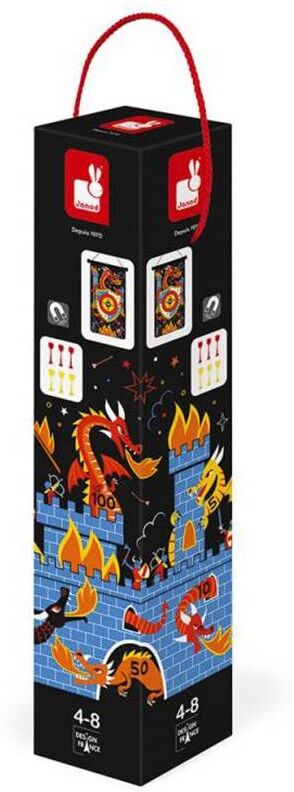 Janod Jeu de Fléchettes Magnétiques - Dragons