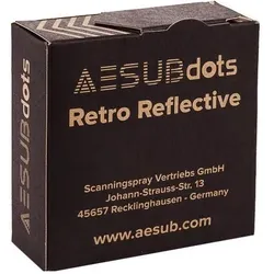 Aesub DOTS TARGETS RETRO EASY 3mm AESD203 SCANNING TARGETS 3000Stk/Rolle, 3D Drucker Zubehör