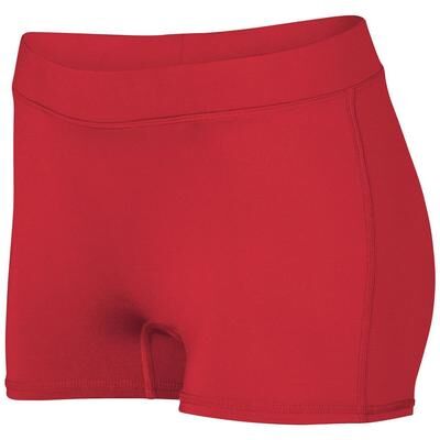 Augusta Sportswear 1233 Girls Dare Shorts in Red size Medium   Polyester/Spandex Blend