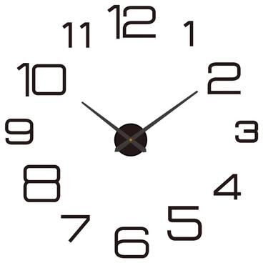 Inspire Essentials Large 3D Wall Clock Luminous DIY Modern Silent Wall Decor 24