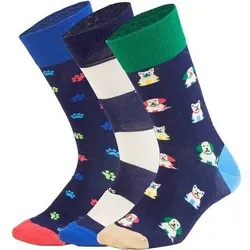 DILLY SOCKS Socken Good Dog Energy, Größe 36/40 in Bunt Bunt