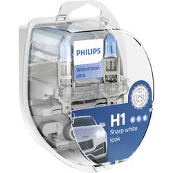 Philips Automotive 12258WVUSM Halogen Leuchtmittel WhiteVision Ultra H1 55 W 12 V