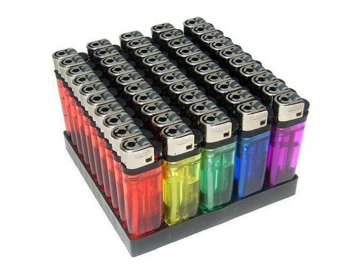 Wegwerpaanstekers 50 Stuks - Unilite lighters - Aanstekers vuursteen