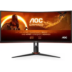 AOC CU34G2XP 34 Zoll WQHD Gaming Monitor 1 ms Reaktionszeit