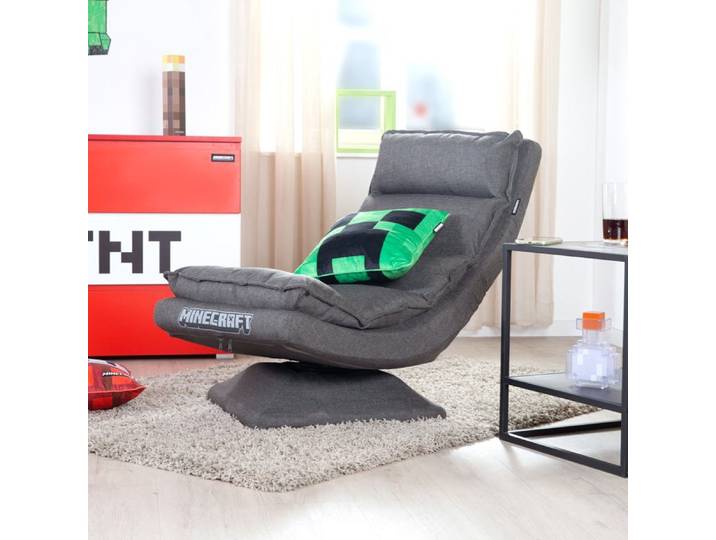 Minecraft Gaming-Sessel „BlockMaster“ – drehbar & verstellbar mit XL-Polsterung - Luxusbetten24