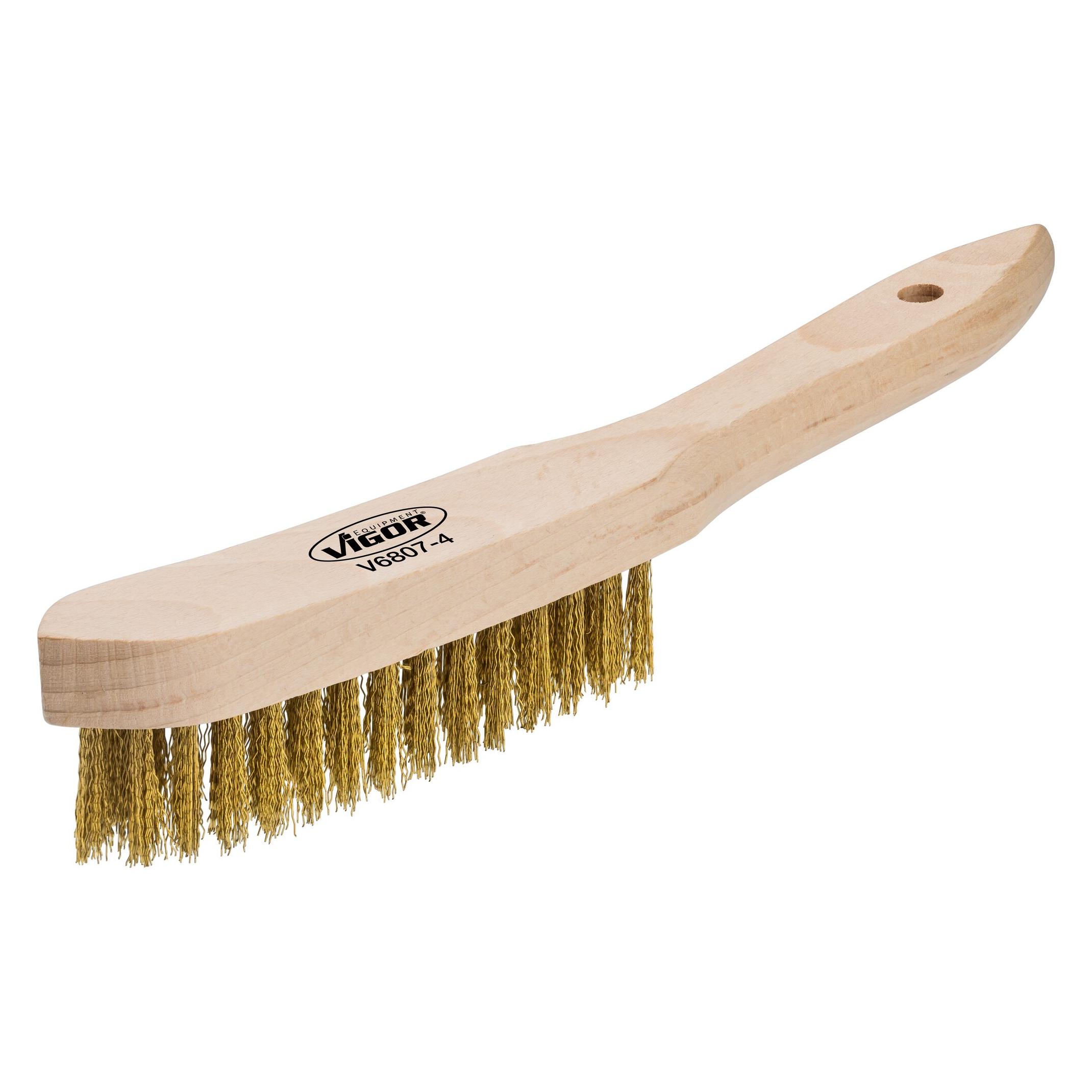 Vigor Drahtbürste Messing 4-reihig V6807-4 (V6807-4)