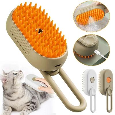 Uplift Picks 3 In 1 Steam Cat Brush Pet Hair Remover Grooming Comb With Massage Spray 3 In 1 Steam Cat Brush Pet Hair Remover Grooming Comb With Massage Spray