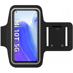 SmartFitness Xiaomi Mi 10T Handy Sport Armband, Smartphone Sportarmband, Schwarz