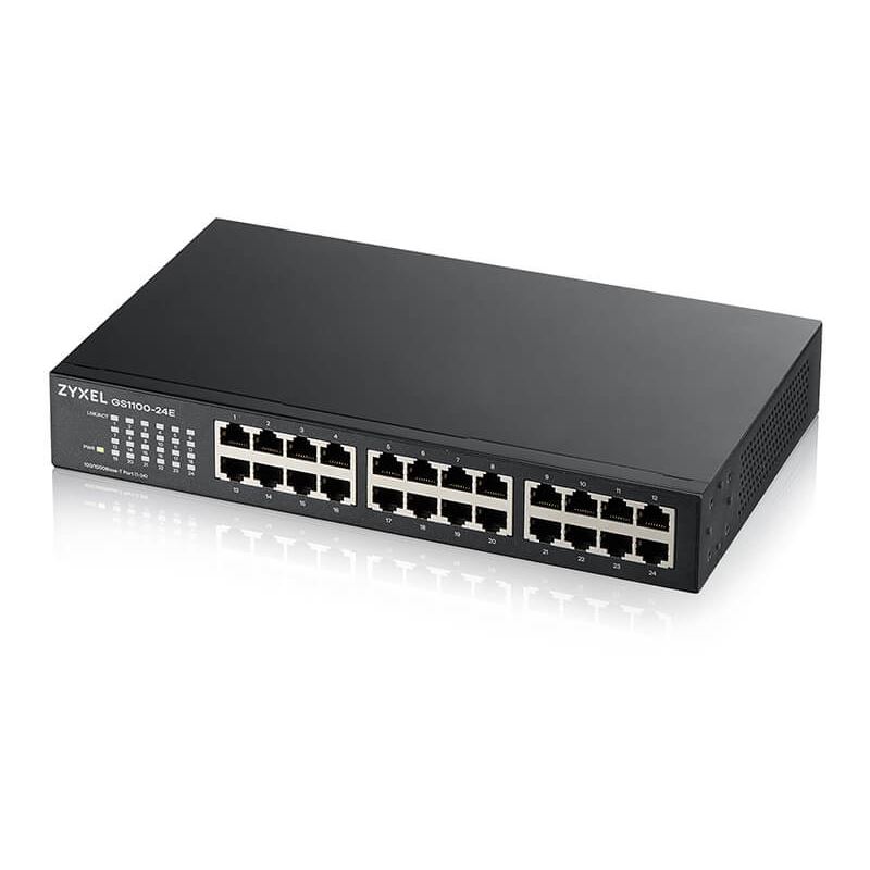 Zyxel GS1100-24E 24-Port Gigabit Unmanaged Switch V4