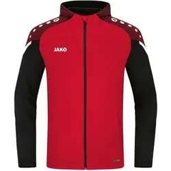 JAKO Kinder Kapuzenjacke Performance, Größe 128 in Schwarz Schwarz
