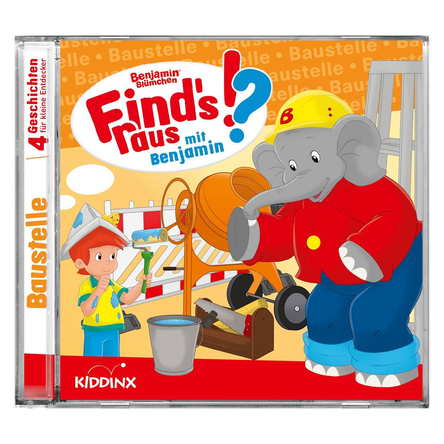 Kiddinx Benjamin Blümchen Finds raus Baustelle (Deutsch) (424203)