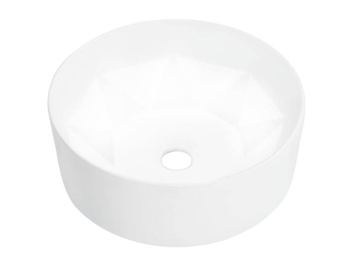vidaXL Waschbecken 36 x 14 cm Keramik Weiß