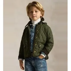 Polo Ralph Lauren für Jungen. 322943455005 Campingjacke mit grüner Kapuze (1.5años= 88/93), Lässig, Polyester, Kinderbekleidung