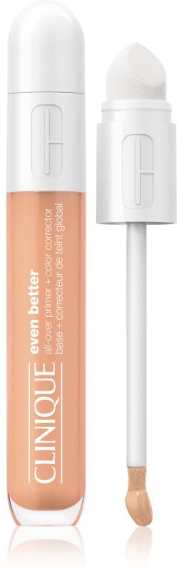 Clinique Even Better™ All Over Primer + Color Corrector correcting concealer shade Peach 6 ml