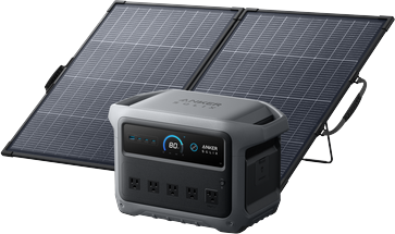 Anker SOLIX C1000 Gen 2 Portable Power Station with 200W Bifacial Solar Panel