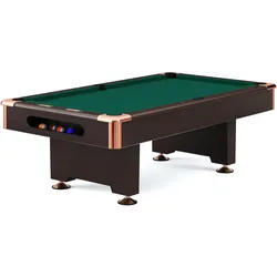 Automaten Hoffmann Billardtisch Club Pro III Dekor Nussbaum (224 x 112 cm)