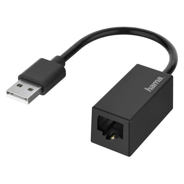 Hama USB-A zu (USB, USB 2.0, RJ45 (1x)) (00200324)