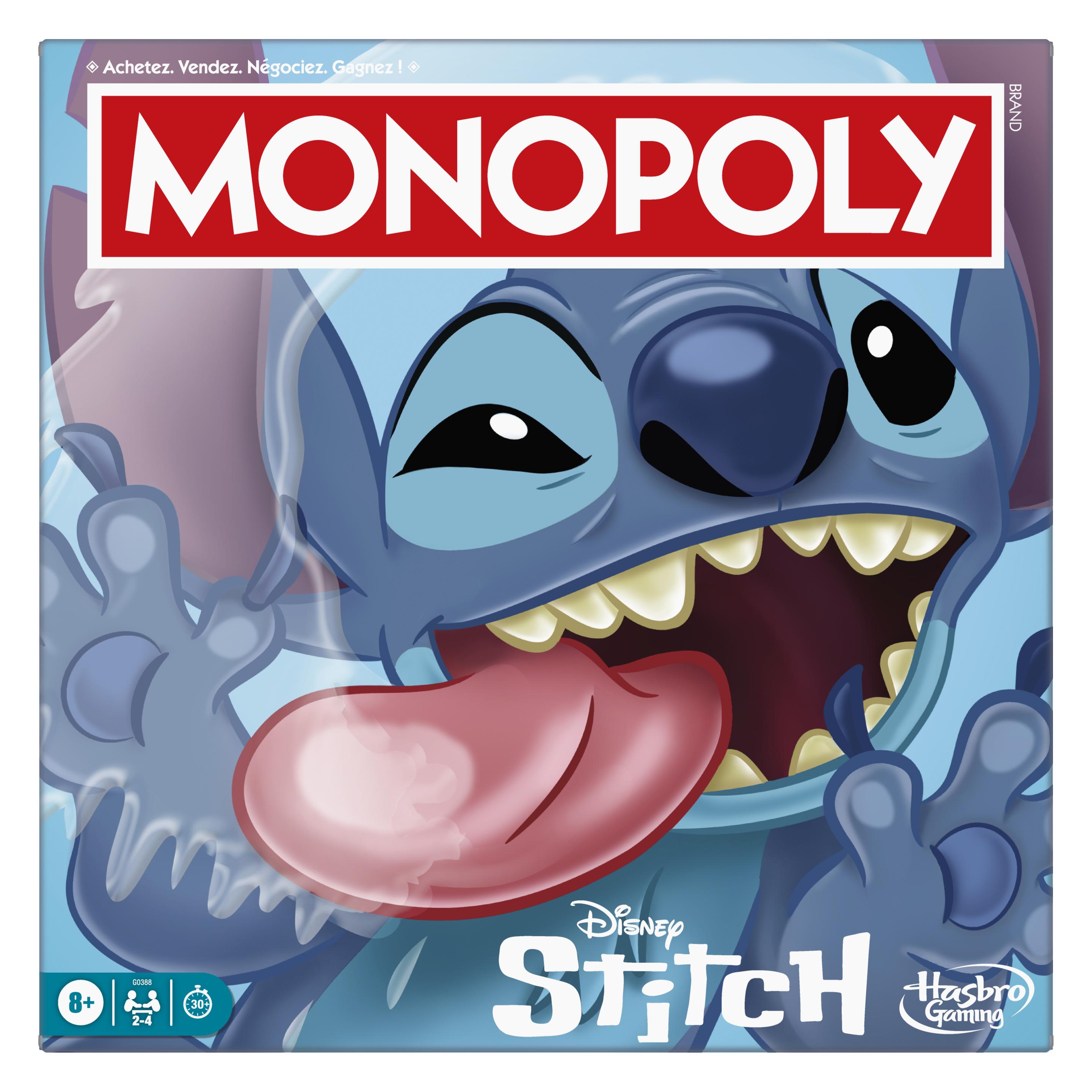 Hasbro Monopoly Stitch (Französisch, 2 - 6 Spieler) (G0388)