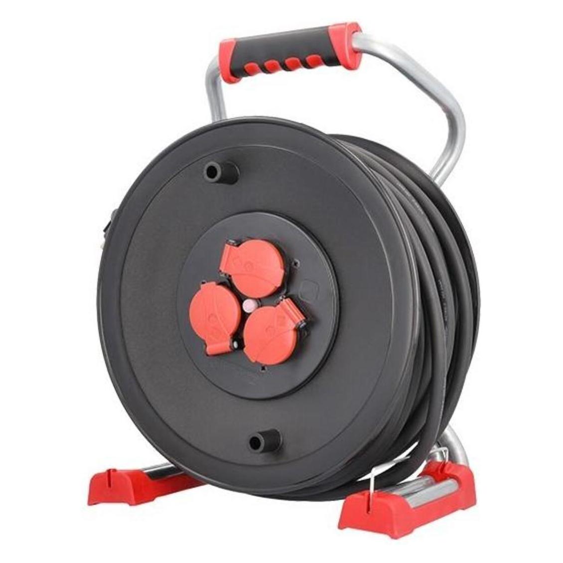 Bachmann 399.192 Profi-Kabeltrommel 3xCEE7/3 (40 m, 2.50 mm²) (399.192)